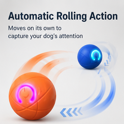 Automatic rolling action moves on its own
