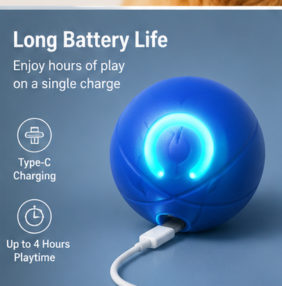 Long battery life USB-C rechargeable